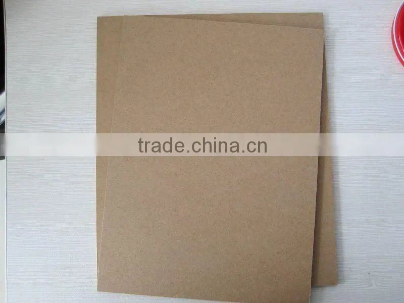 china 3.7mm raw or melamine paper laminated MDF E2 glue low price