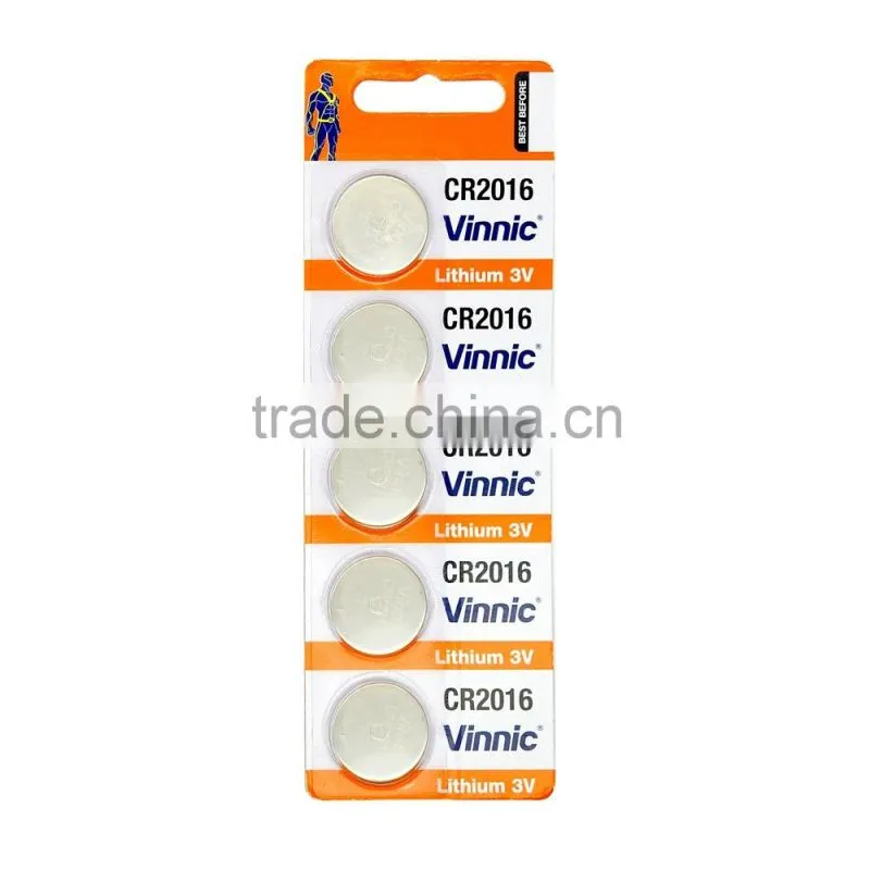 3v Lithium Manganese Dioxide Button Cell CR2016 3v CR2016 Lithium Manganese Dioxide Button Cell Thermometer cameras use