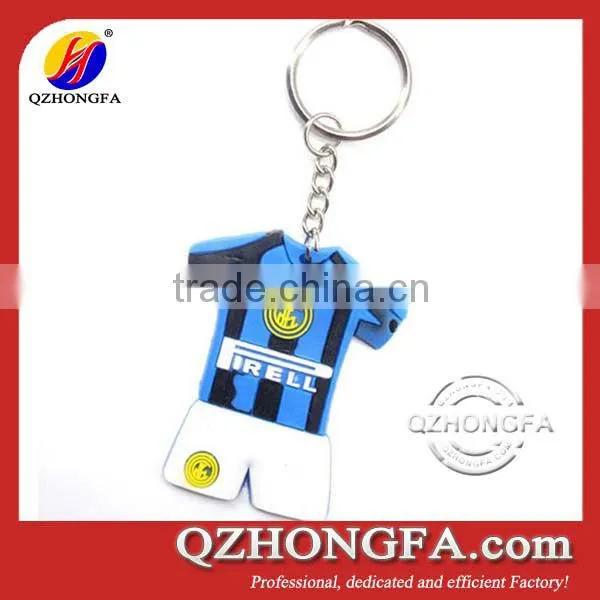 2014 Brazil World Cup Brazil T-shirt 3D PVC Key Ring