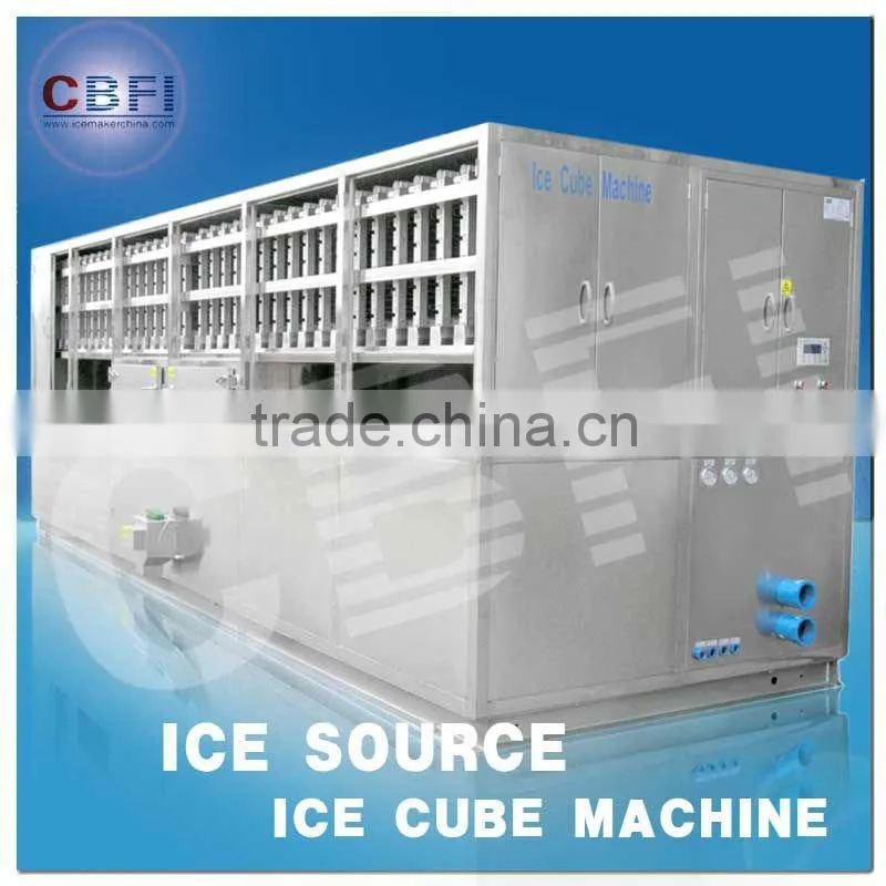 Large Commercial Cube Ice Machine one ton to twenty tons