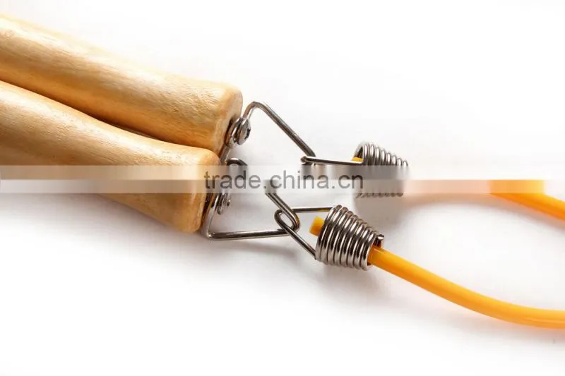 high quality crossfit wooden jump rope / skipping rope fitness