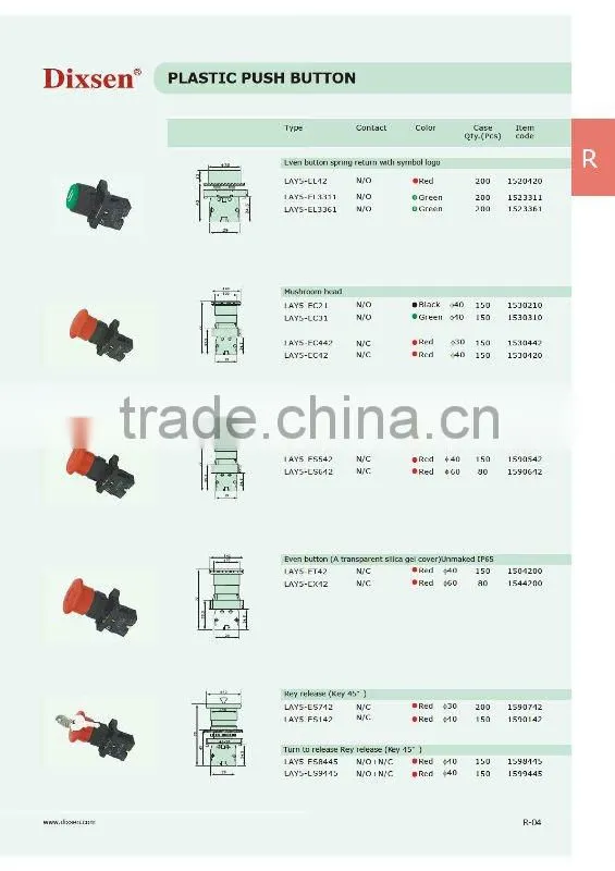 (XB2) LAY5-EV133 PUSH BUTTON SWITCHES