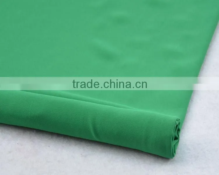 Jiufan Textile Pop Sold Plain Dyed Georgette 100% Spun Polyester Emerald Fabric