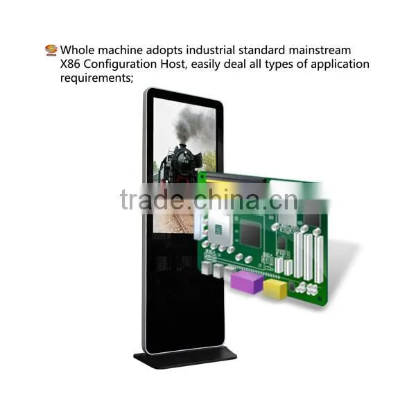 42" inch Hot sale outdoor shopping mall payment android interactive advertising wall mounted dual lcd multi touch screen kiosk