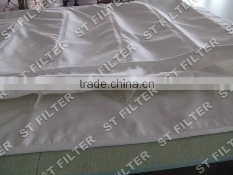 rubber industrial bag filter,antistatic Water oil repellent filter bag