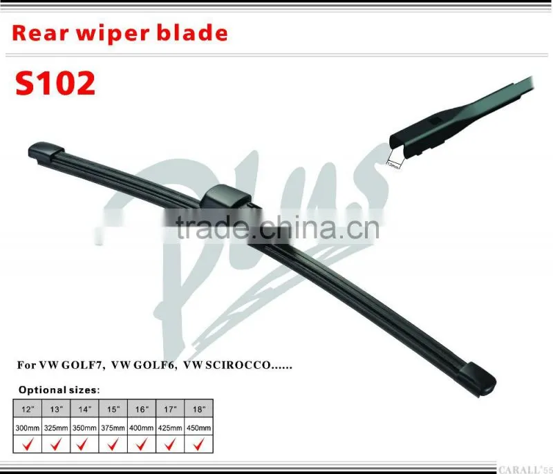 S102 Golf7 Golf6 Rear Soft Windshield Wiper Blade