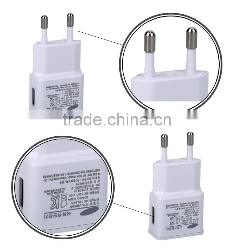 High competitive price vintage ETA-U90KWK original white travel charger for samsung