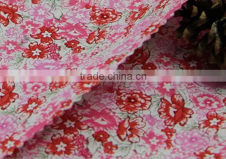 100% cotton custom digital printing cotton lycra fabric