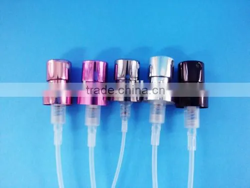 gold aluminium mist sprayer, plastic sprayer,perfume sprayer