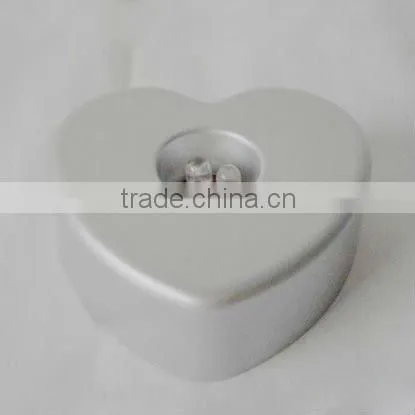 Led light base rotating for 3d crystal/Crystal Decoration