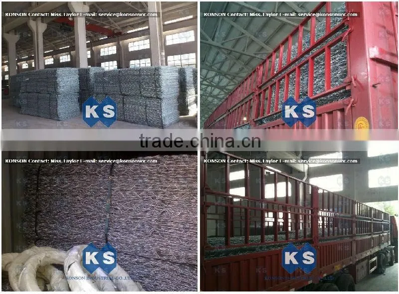 Galvanized Stone Gabion Fencing