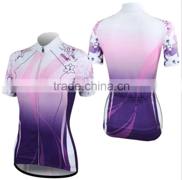 Purple Custom-Made Cycling Shirts Sport Top Wear
