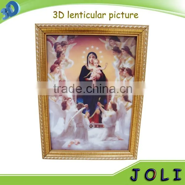 2016 new product horse 3D lenticular wall picture for living room