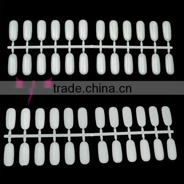 Natural Flatback Nail Tips for Making Nail Polish Color Card/ UV Gel Color Book /Color Display Wholesale