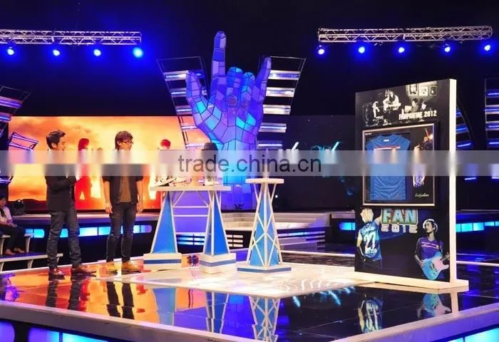 Adjustable brightness P5 Indoor led video screen rental for events and theater stage