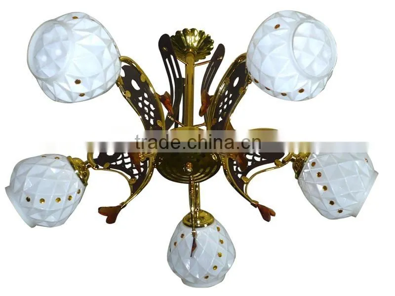 2014 decorative European style glass chandelier with crystal