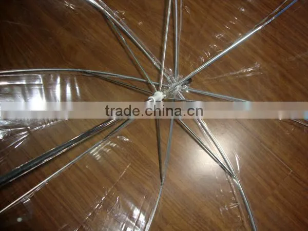 21" Cheap POE Transparent Umbrella