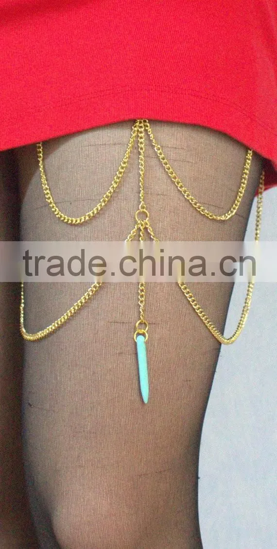 New Trendy hot fashion Sexy Leg Chain