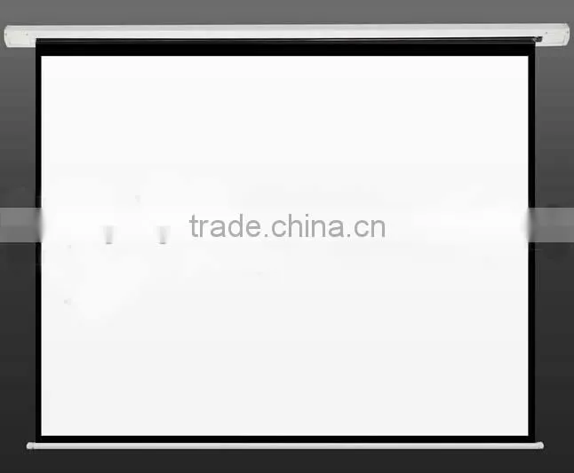 100"(16:9) Remote Electric Wall Mount Projector Screen