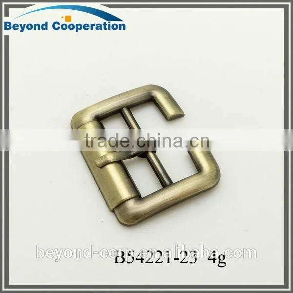 23mm anti brass brushed lady sandal shoe decorations shoe buckle