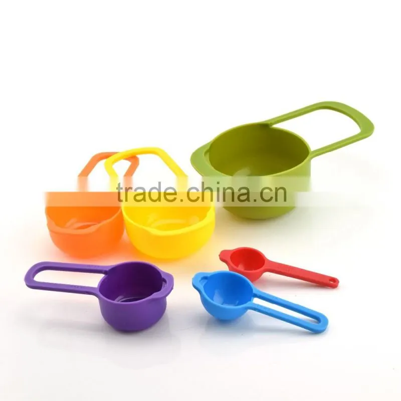 6pcs Colorful Measuring Cups And Measuring Spoon Set