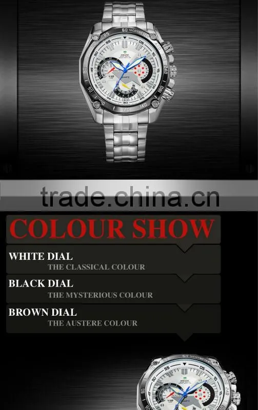 Men sports watch japan quartz movement custom watches fashion wrist branded stainless steel mens hand watch