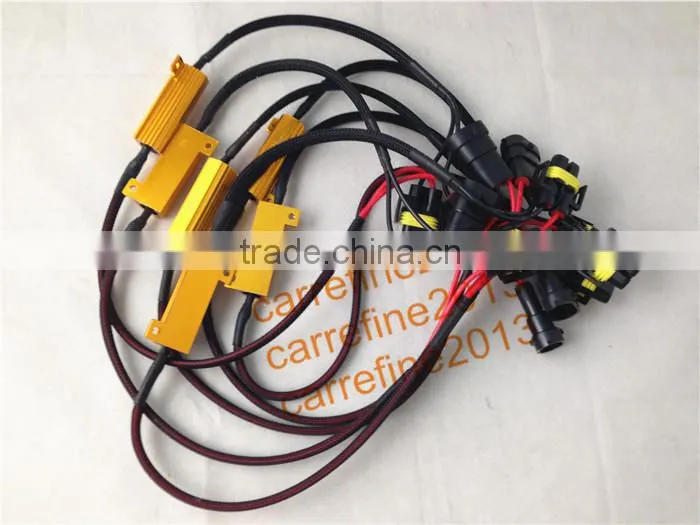 H9 led warning canceller socket 6R Error free canbus led resistor for Porsche 50W