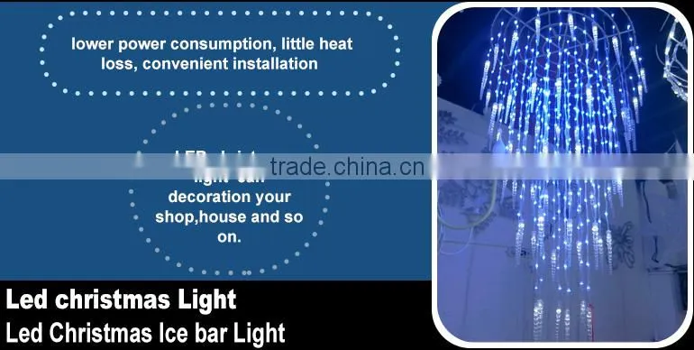 Holiday Time Lighting Indoor Outdoor Christmas Decoatives Led Icicle Light