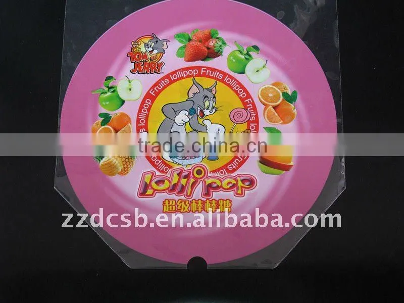 plastic pvc lollipop shrink label