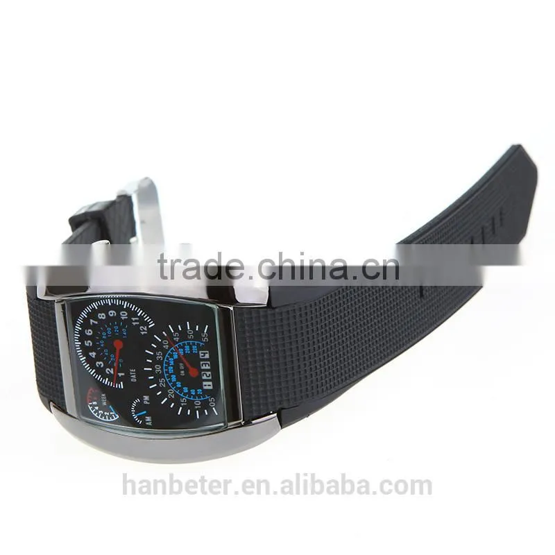 Top Quality ,Fast Production time for led watch sport stainless steel back