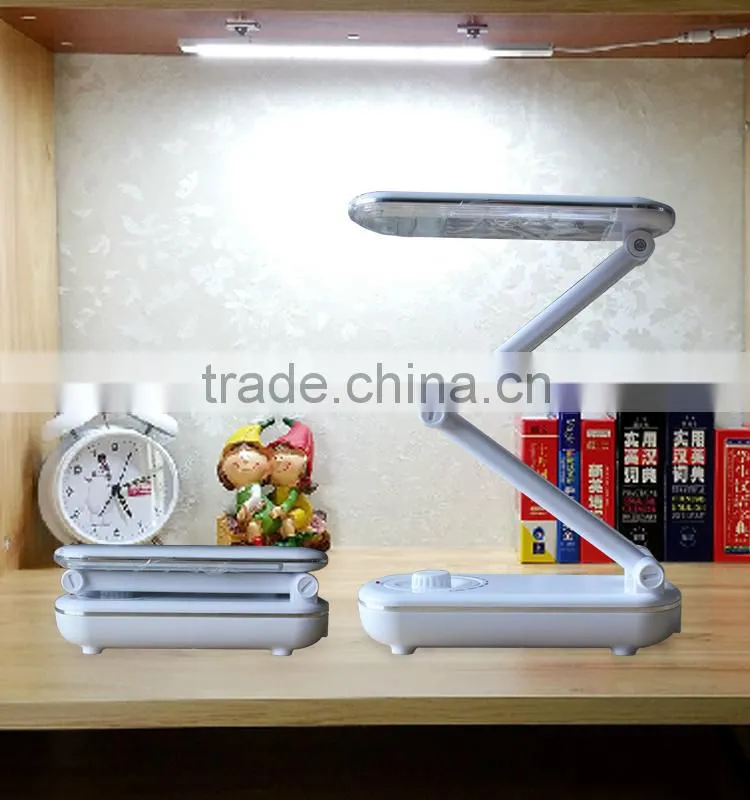 foldable led rechargeable desk lamp for study reading