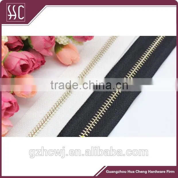 high quality zipper, various color zipper cloth, Guangzhou zipper factory