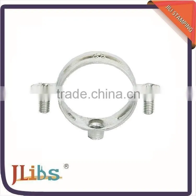 cable clamp iron pipe scrap /stainless steel M6 pipe fitting,single clamps one side close