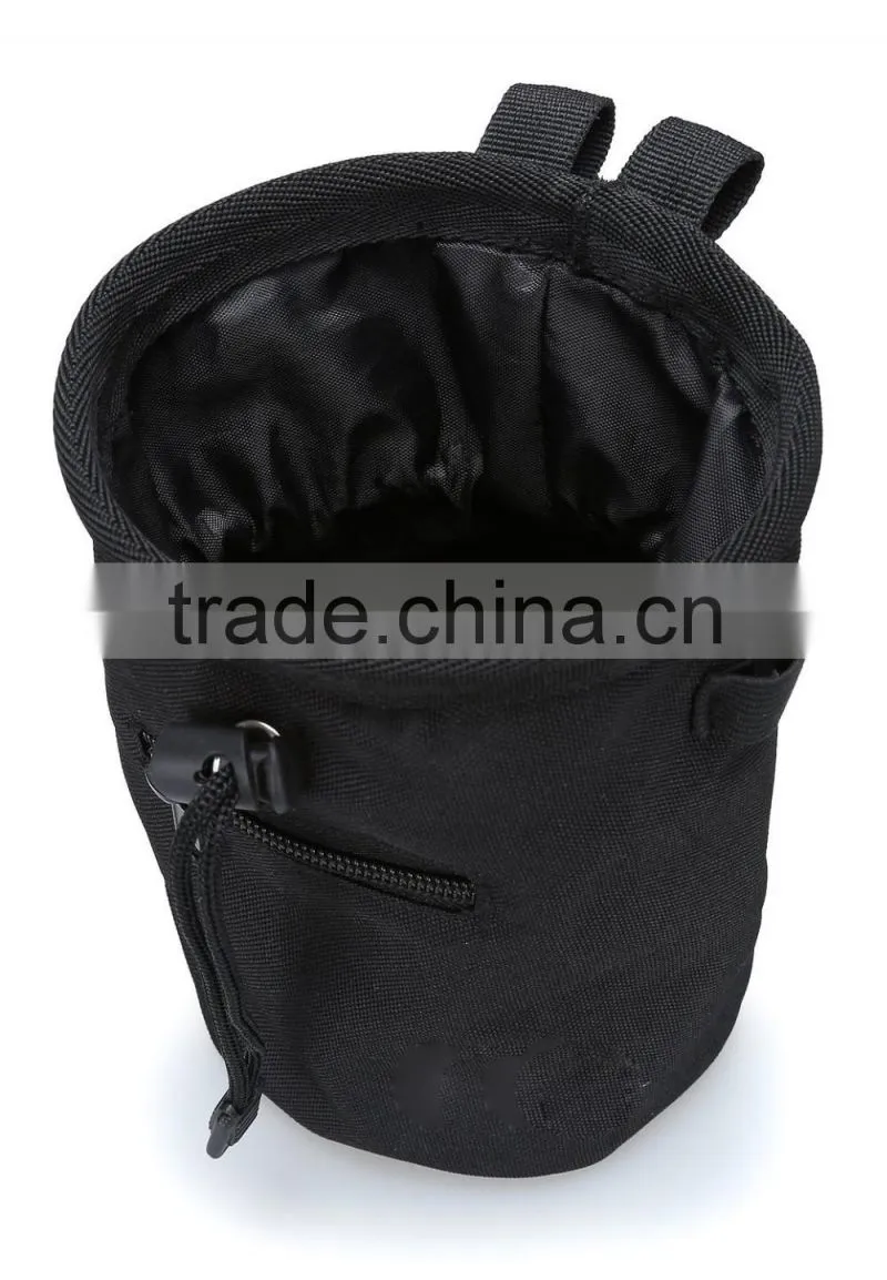 Rock Climbing Weightlifting Chalk Bag With Drawstring Closure