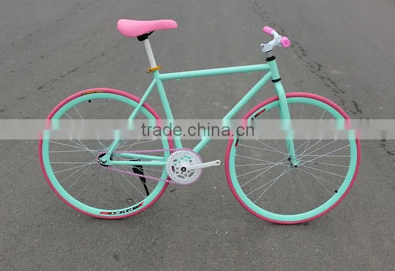 46cm fixed gear bicycle can freely try to meet customer requirements color standard high carbon steel bike