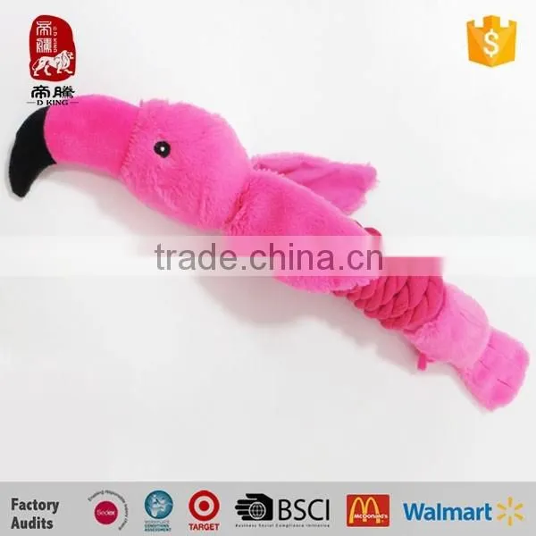 Rope Wrapped dog toy rope duck plush pet toys