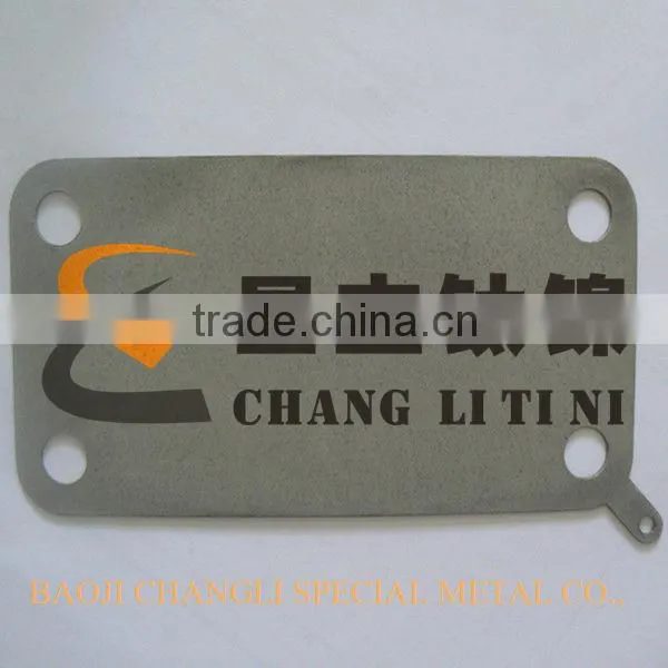 Baoji Changli best platinum coated titanium plates