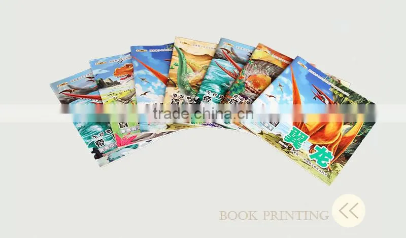full color children English pillow story book printing