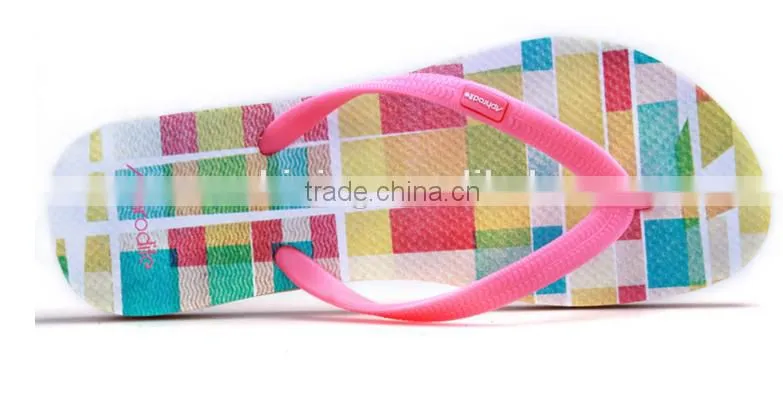 2D heat printing film for flip flops decoration
