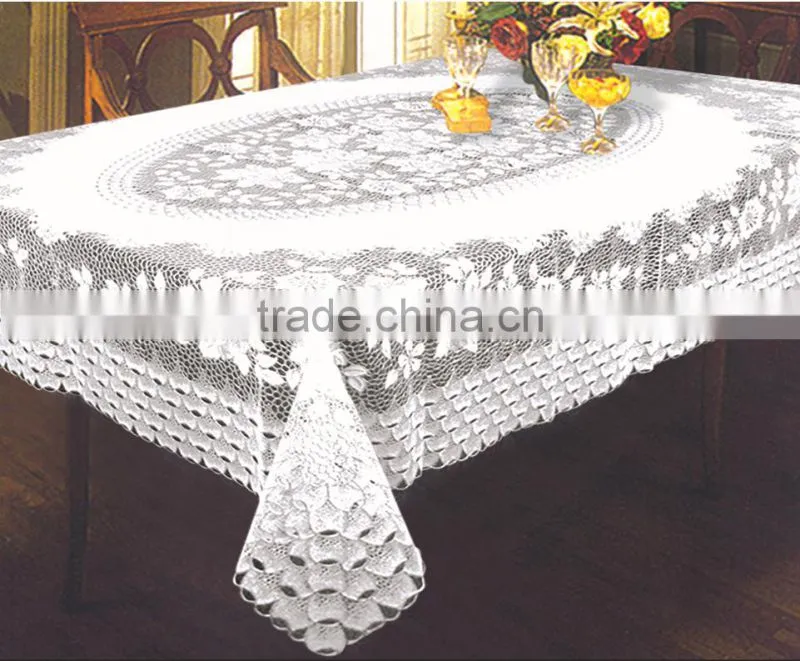 CROCHET VINYL TABLE CLOTH - ZT-378 137x182CM