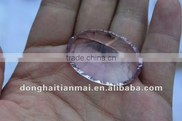 Beautiful Natural Purple Multi-Faceted Quartz Rock Crystal Carved Crystal CRAFT DIMOND