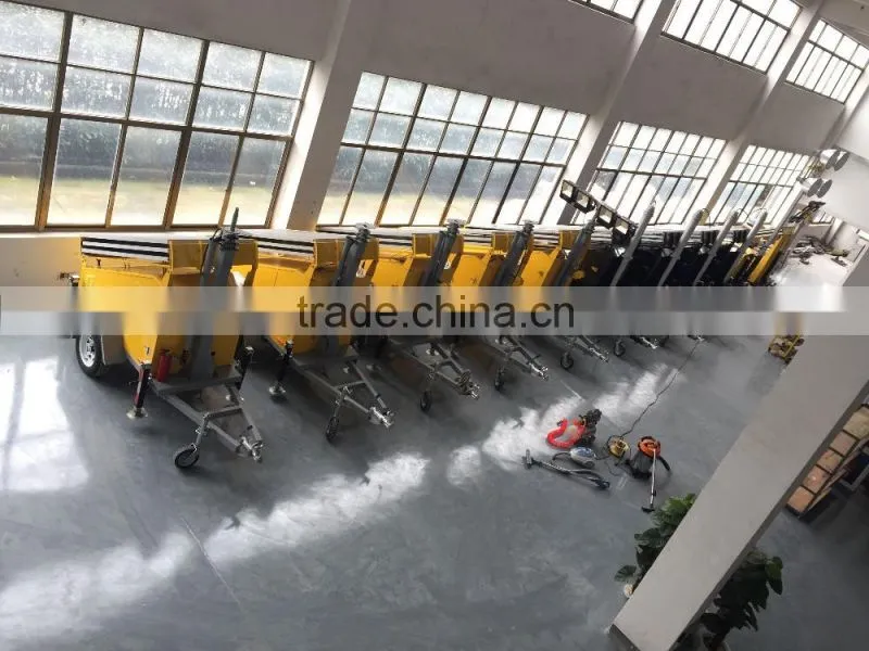 solar panel diesel generator light tower vehicle-mounted light tower