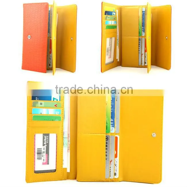 PU leather womens fashionable wallets