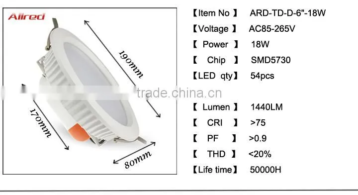 High quality low price recessed downlight parts
