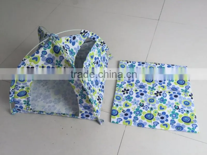 Small Pet Living House Cat Sleeping Tent Pop up Pet Tent