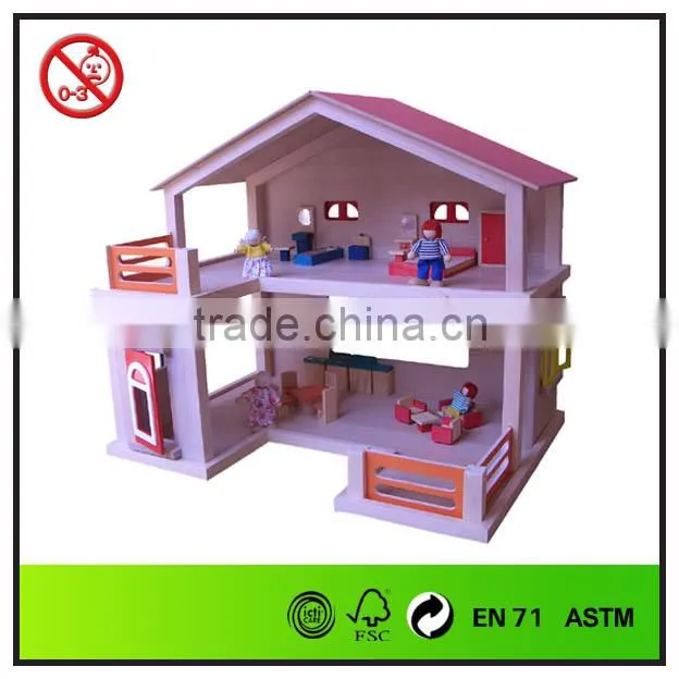 kids intelligence happy family building toys doll house