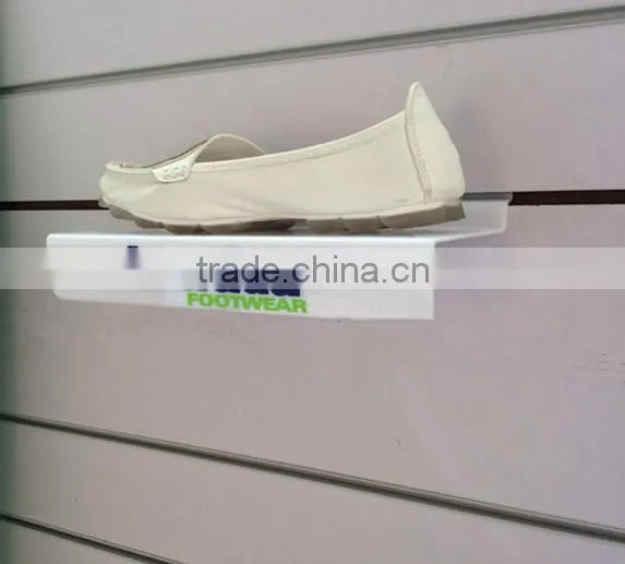 acrylic shoe store display stand rack