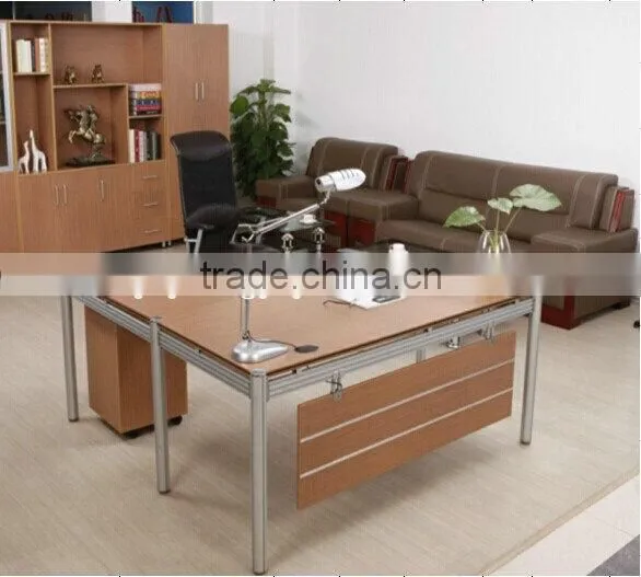 2014 office wooden manager desk in melimine B-206