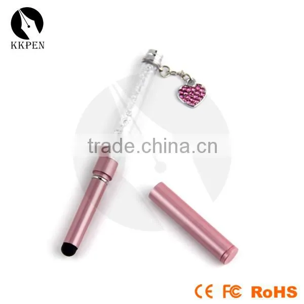 KKPEN Crystal Mobile Phone Stylus + 3.5mm Dust Plug Style Bling Touch Screen Pen