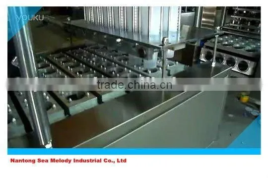 Curd cup sealing machine